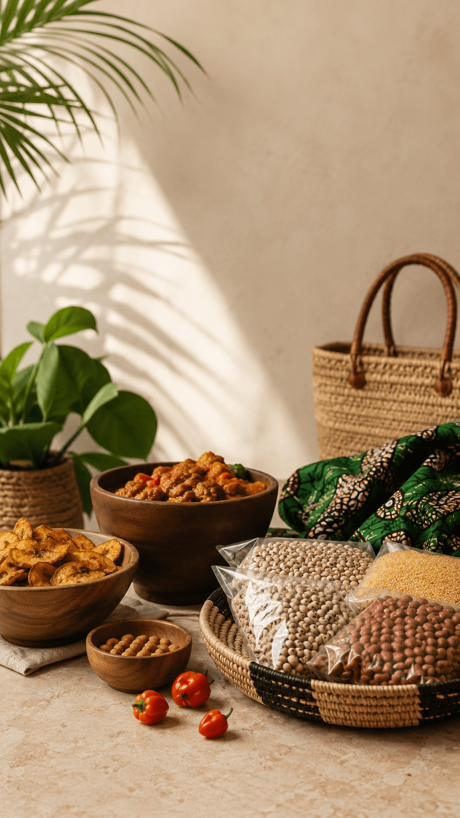 Nigerian pantry staples